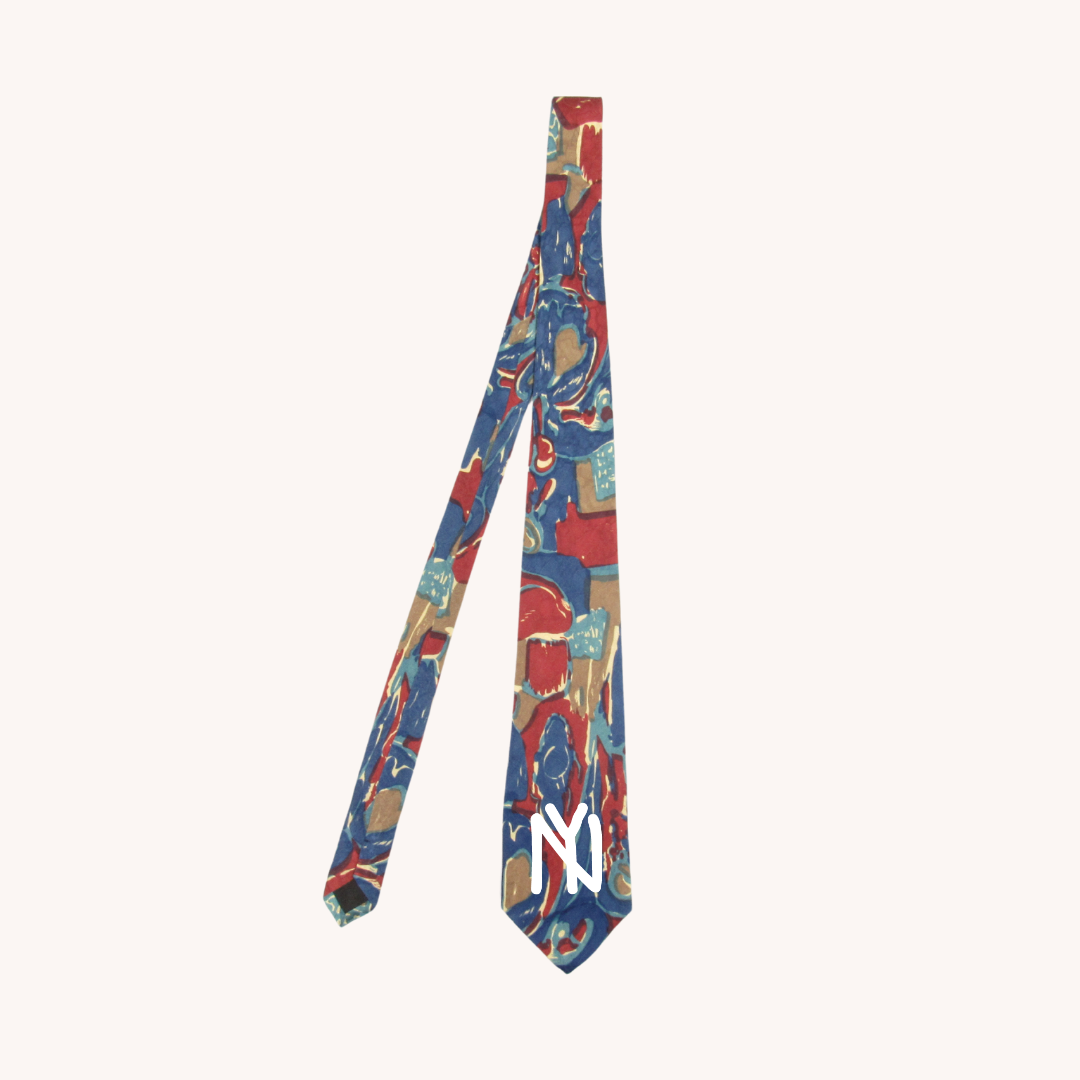 Multi Color OB NY Scribble Custom Tie