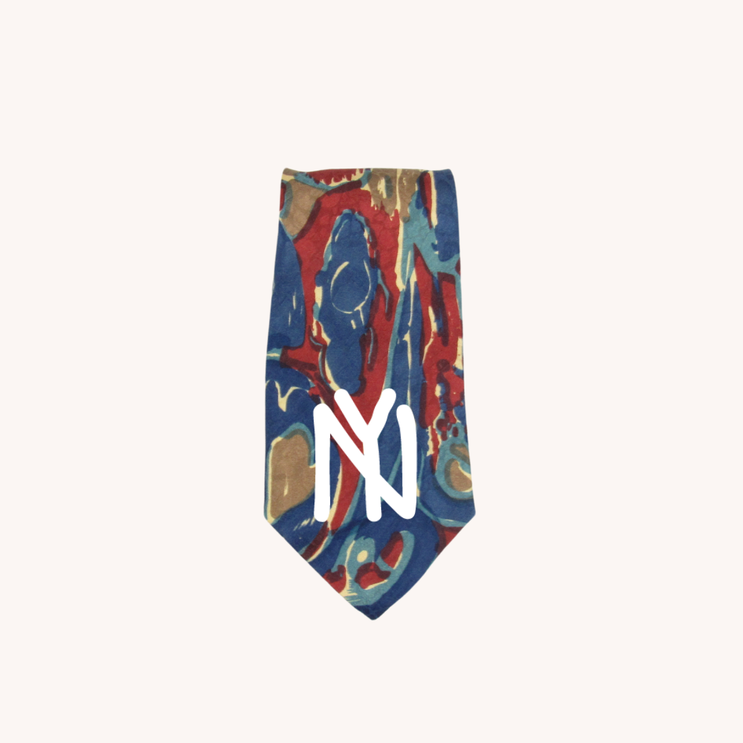 Multi Color OB NY Scribble Custom Tie